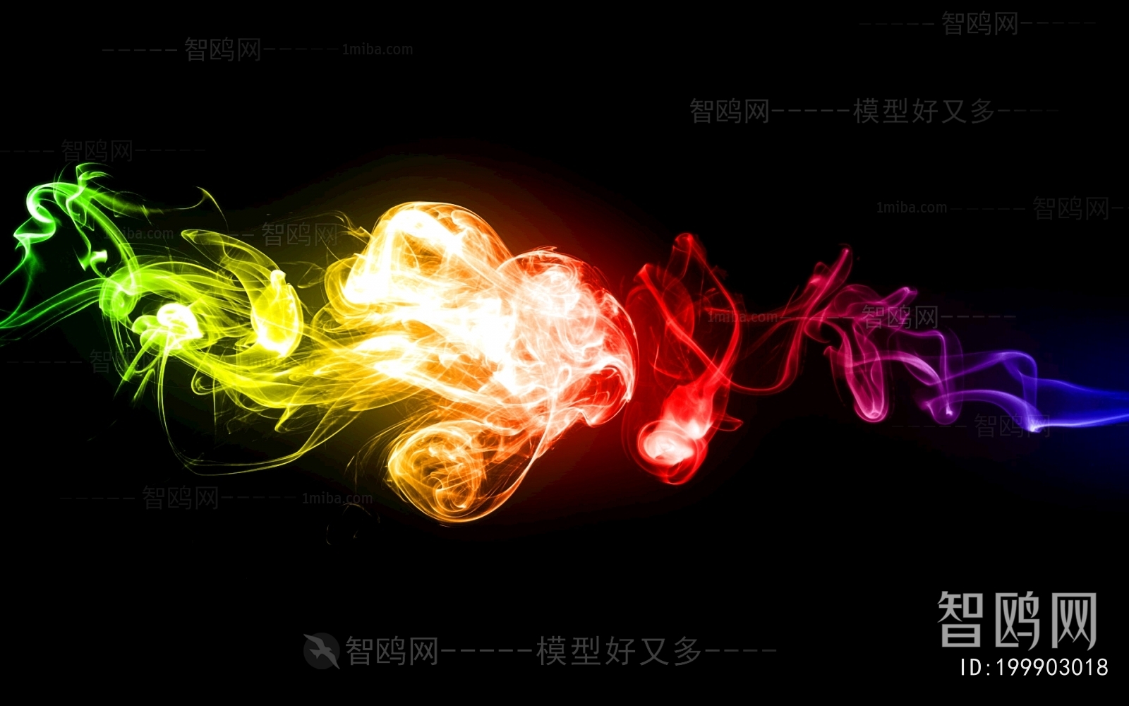 烟雾雾气烟圈烟雾线