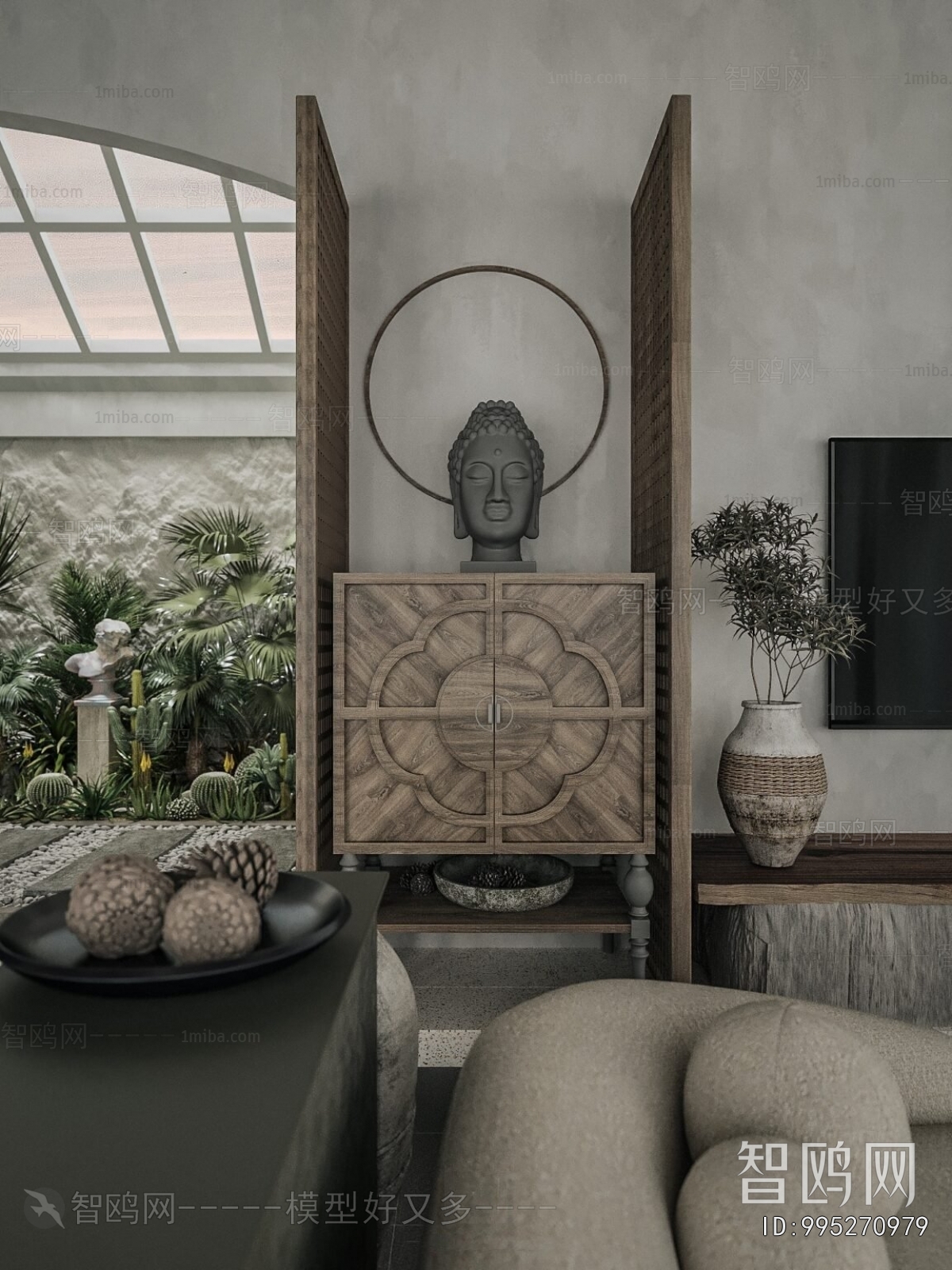 Wabi-sabi Style Dining Room