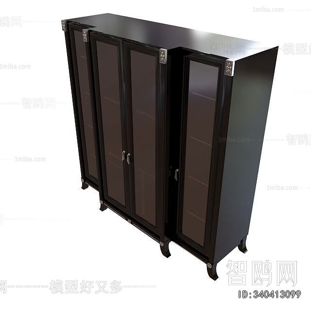 Simple European Style Wine Cabinet