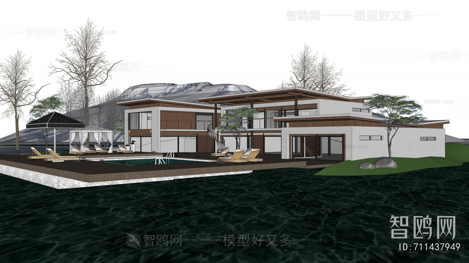 Modern Appearance Of Commercial Building