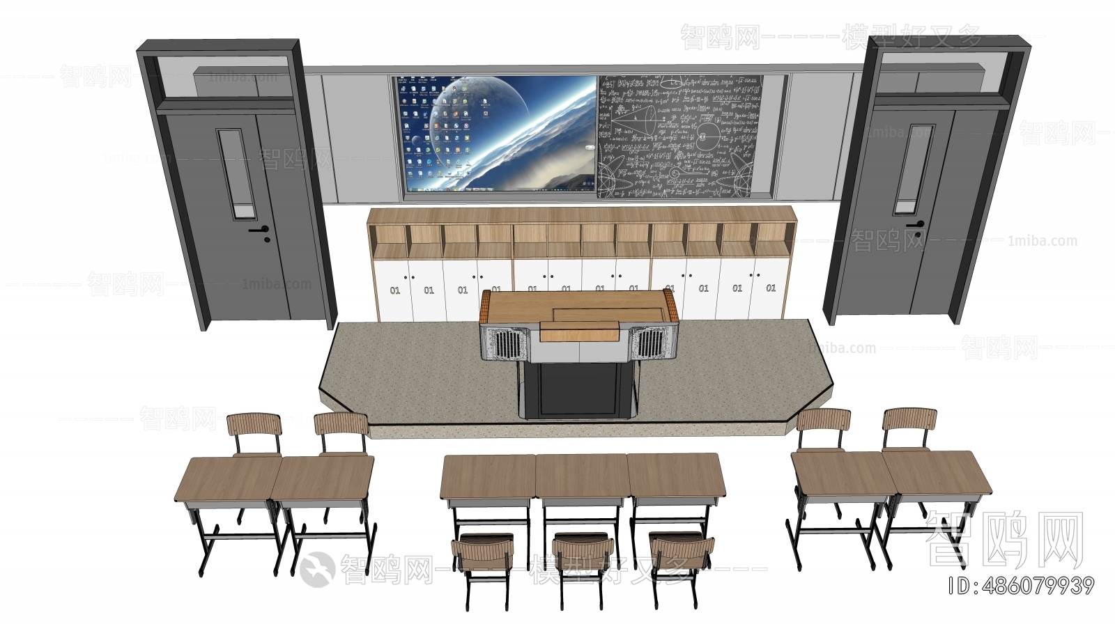 Modern Computer Desk And Chair