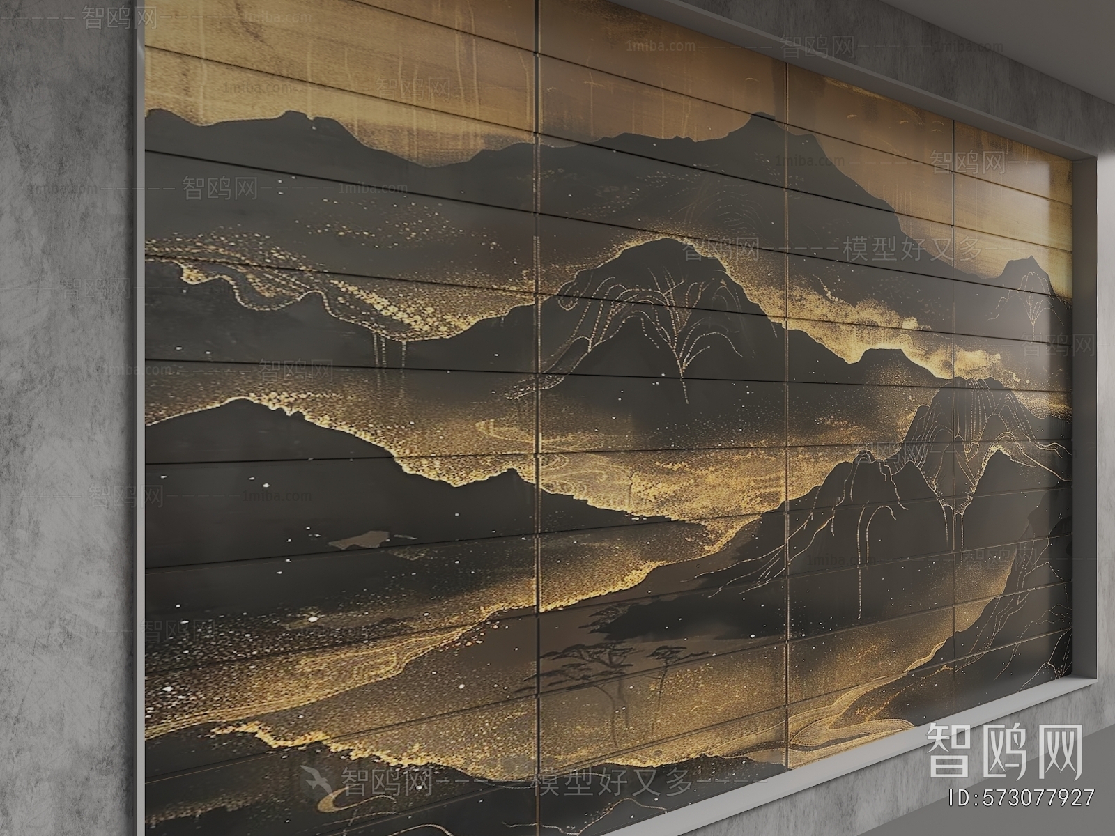 New Chinese Style TV Wall