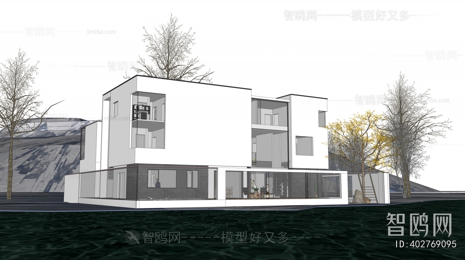 Modern Appearance Of Commercial Building