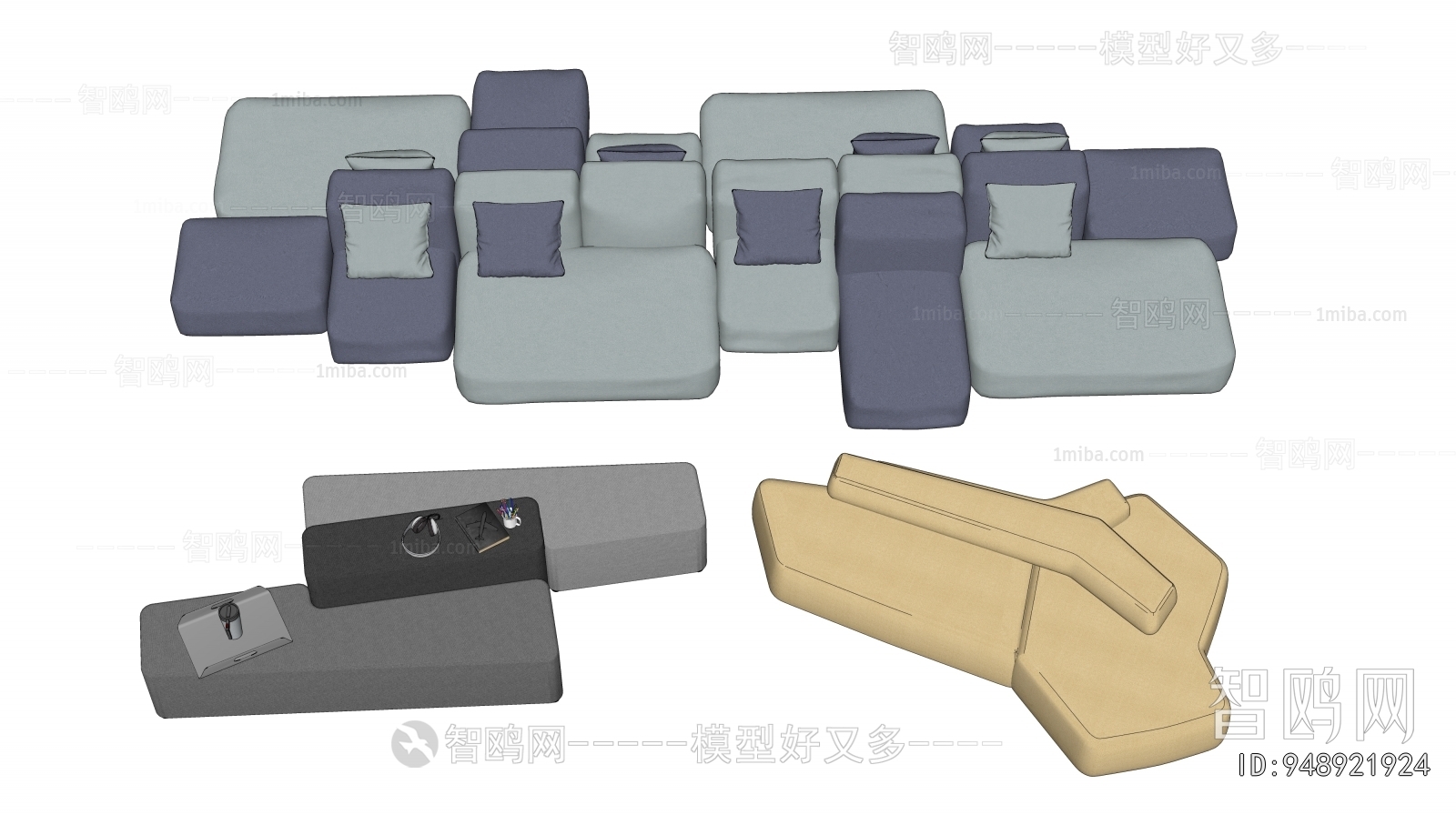 Modern Card Seat Sofa