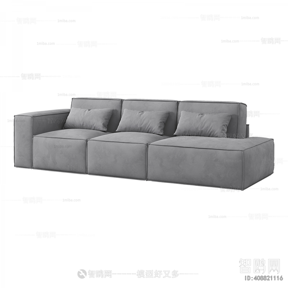 Modern Three-seat Sofa