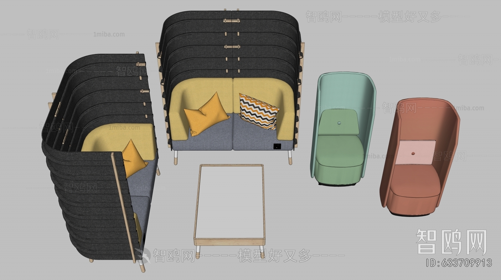 Modern Card Seat Sofa