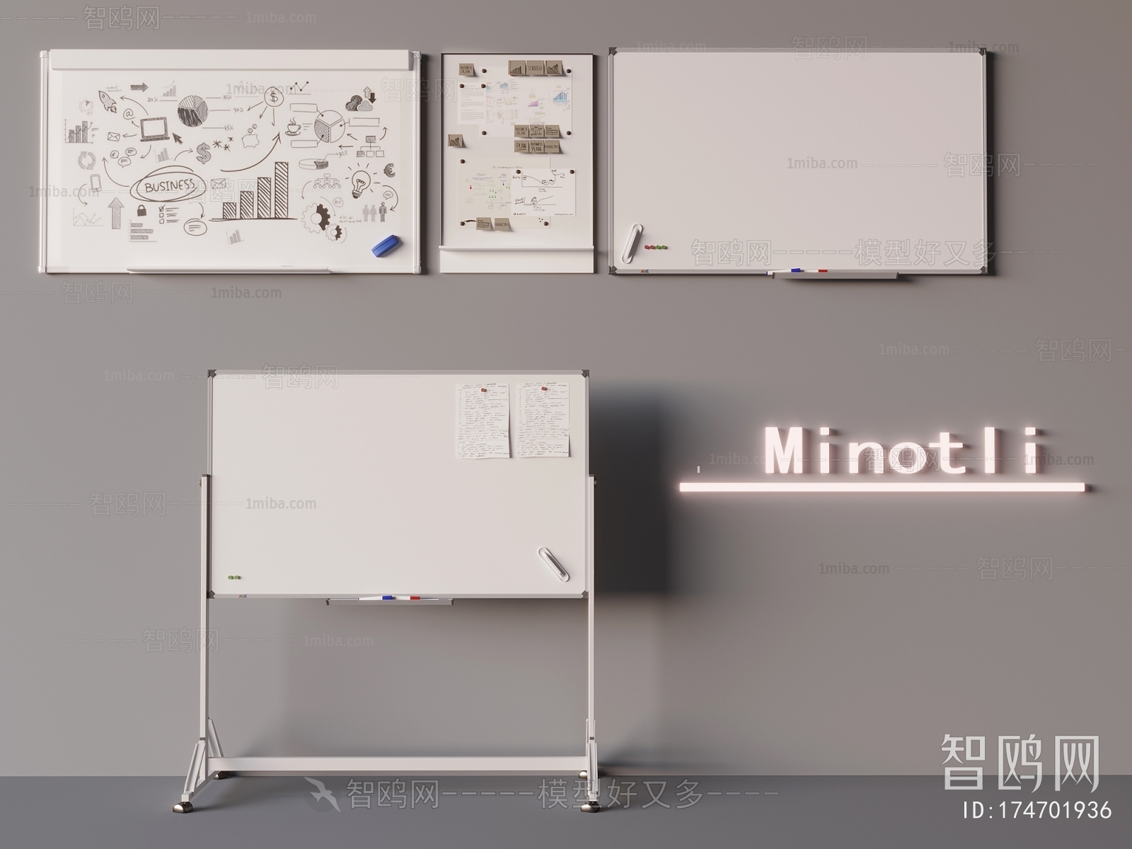 Modern Blackboard/whiteboard