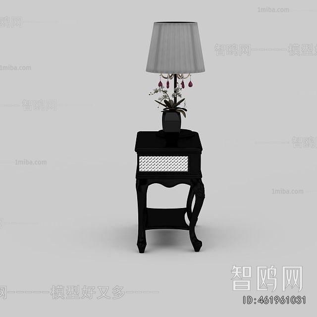 European Style Bedside Cupboard