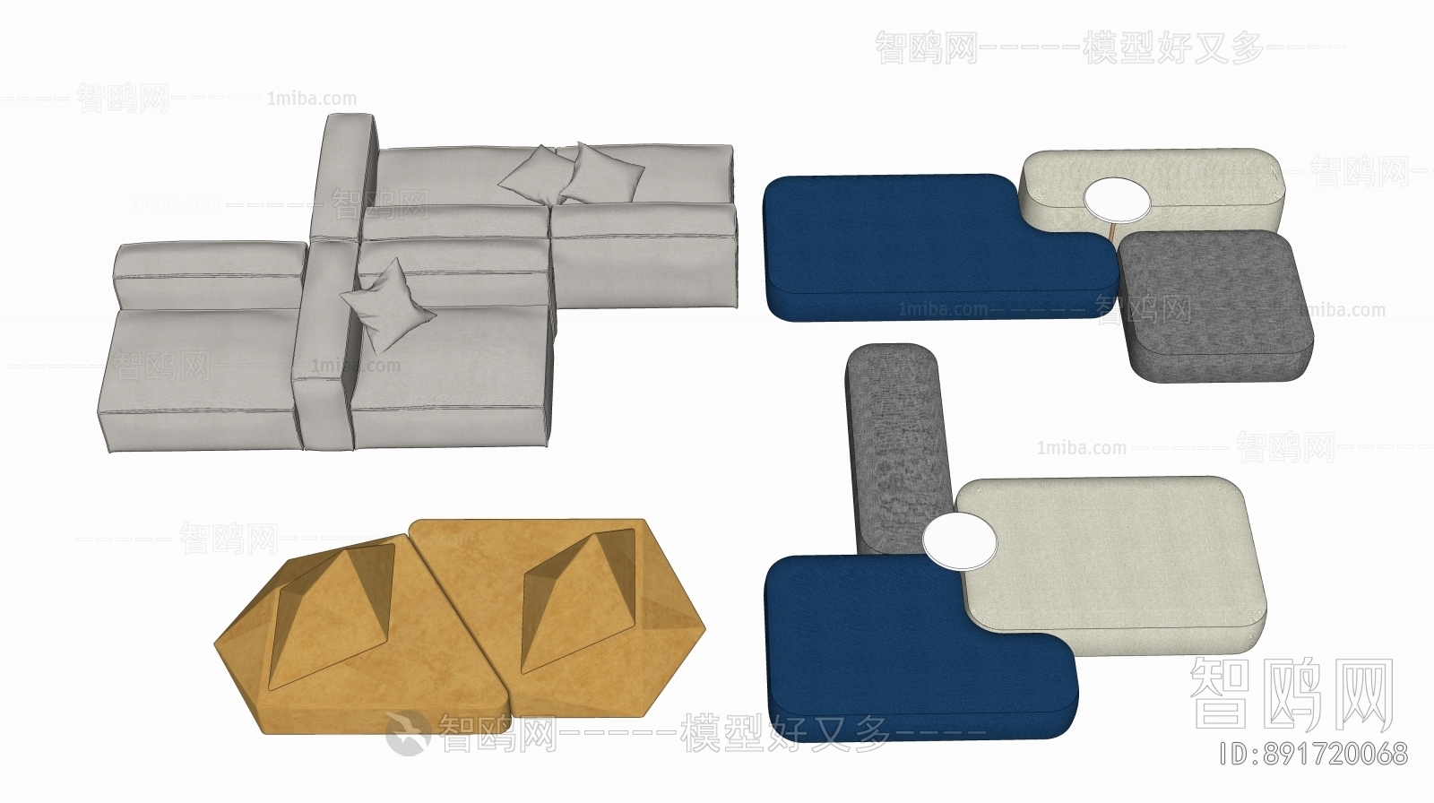 Modern Card Seat Sofa