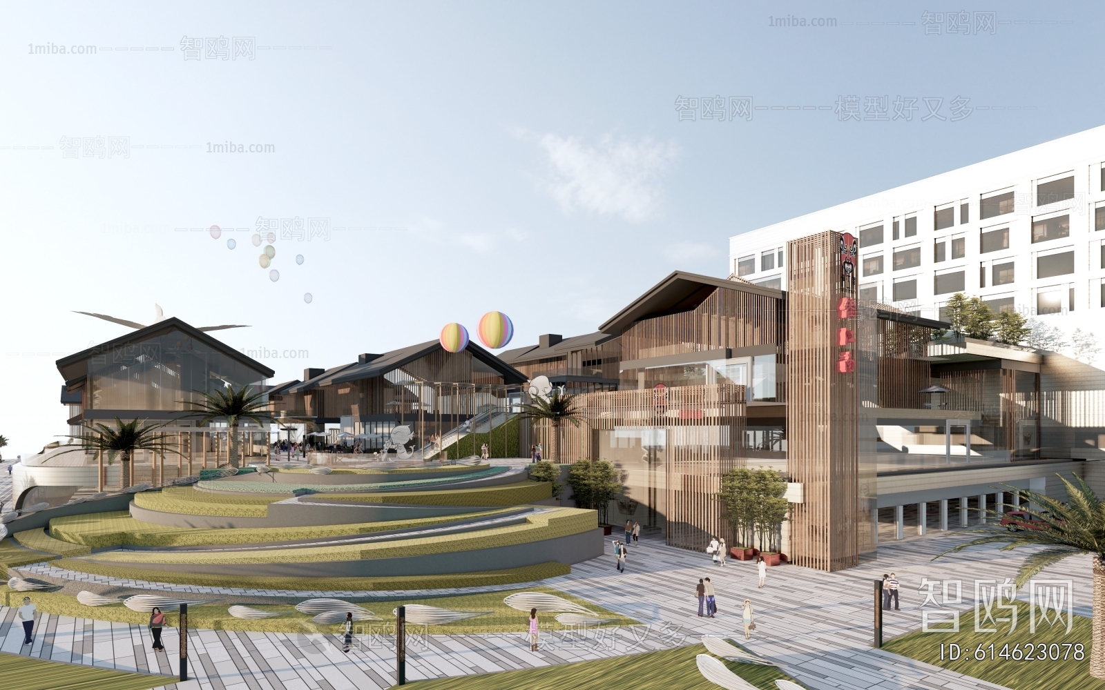 New Chinese Style Commercial Street