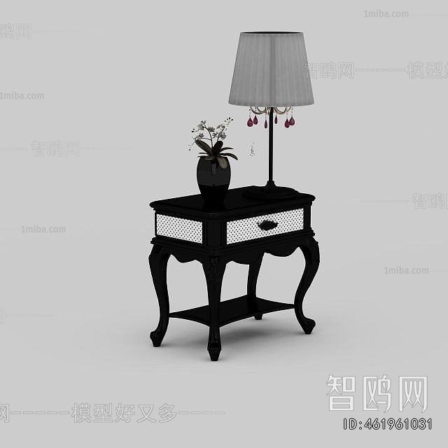 European Style Bedside Cupboard