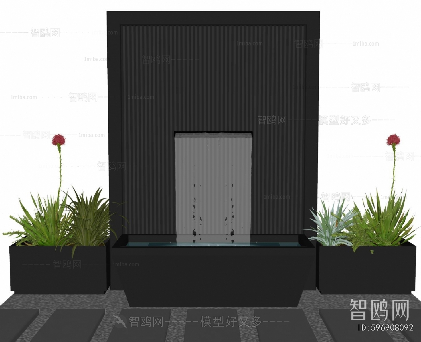 Modern Rockery Waterscape