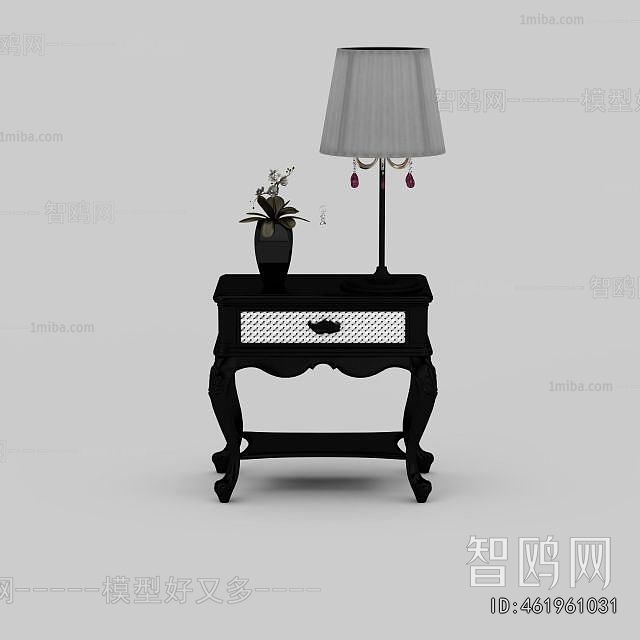 European Style Bedside Cupboard