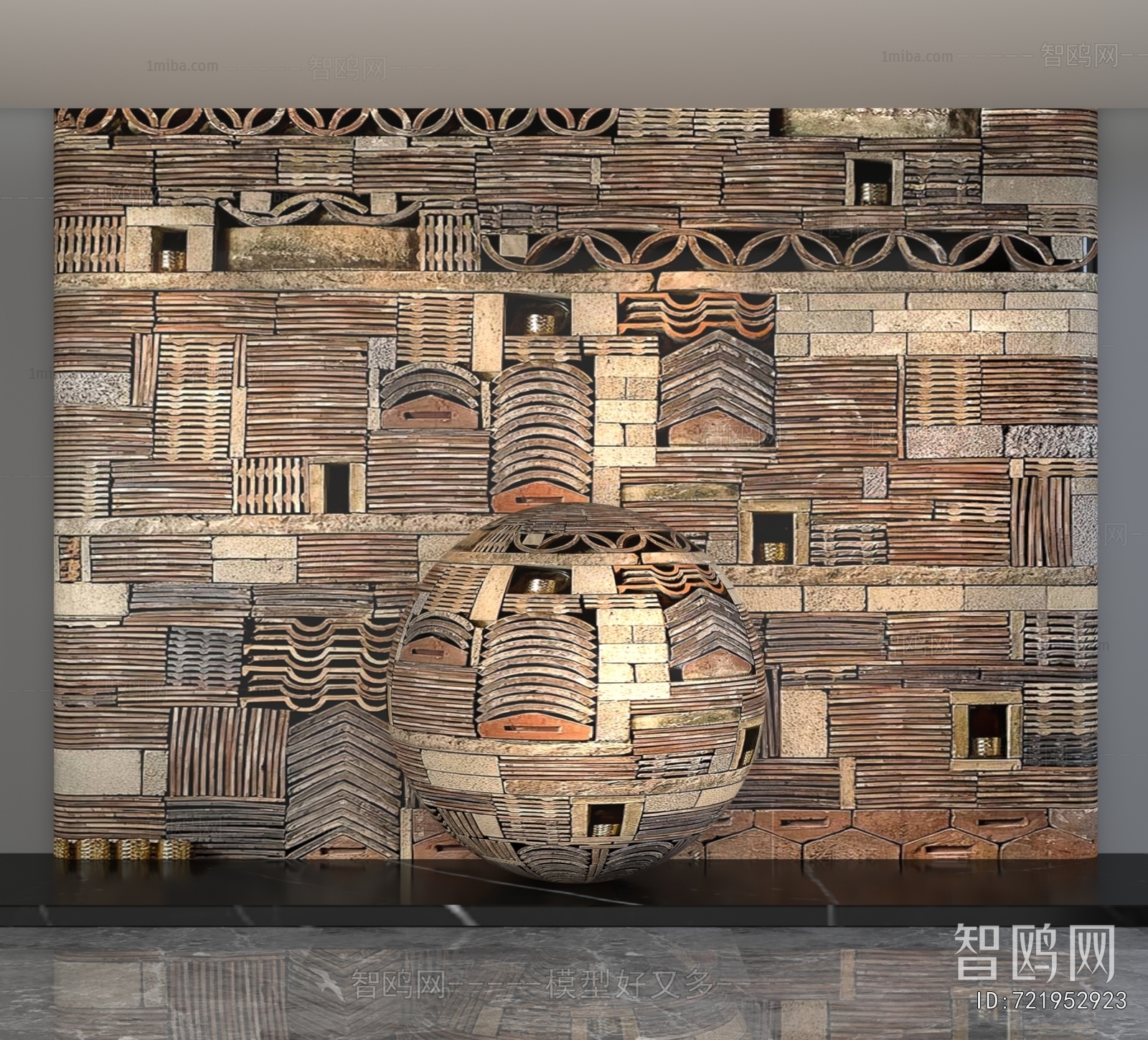 New Chinese Style Wall Facing