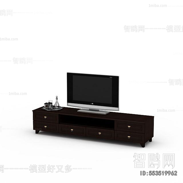 Simple European Style TV Cabinet