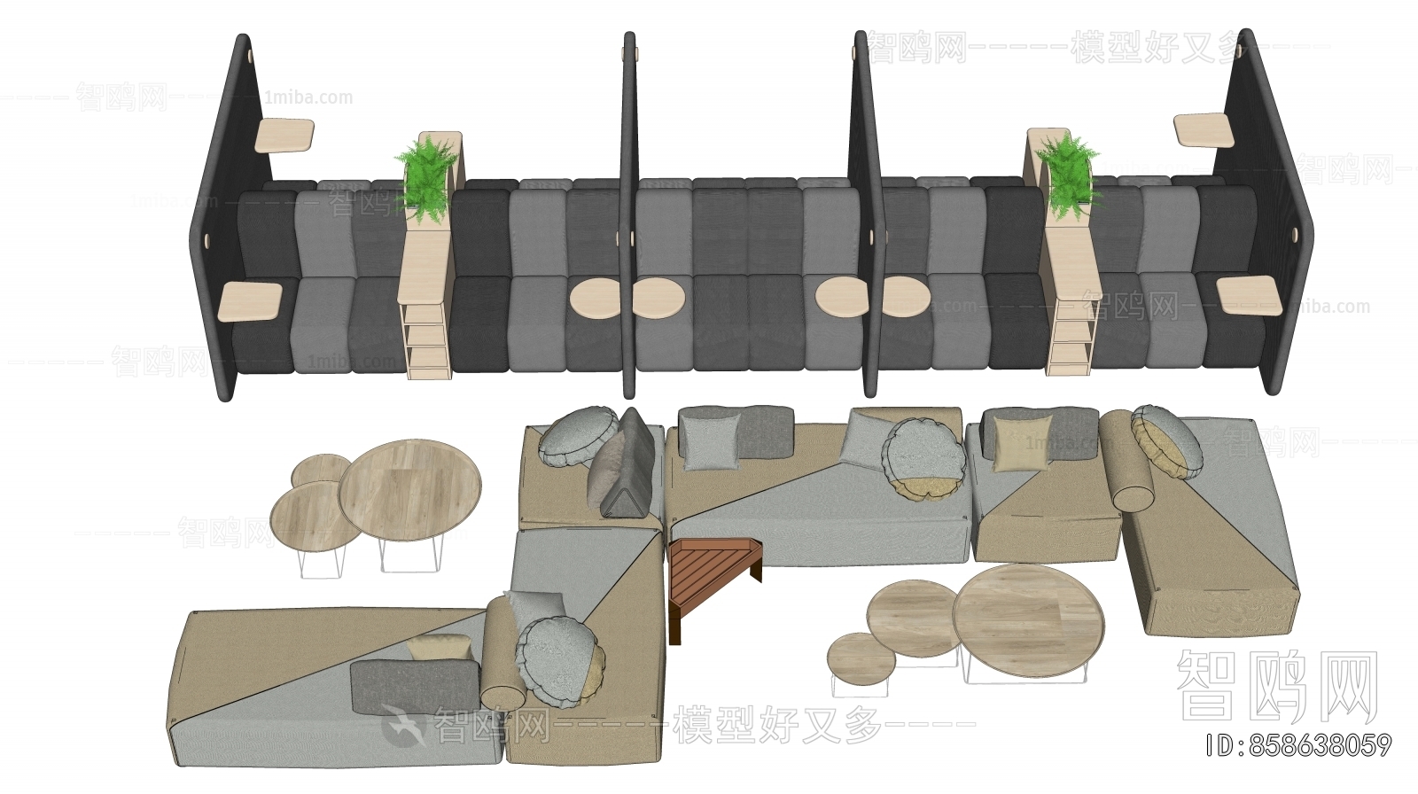 Modern Card Seat Sofa