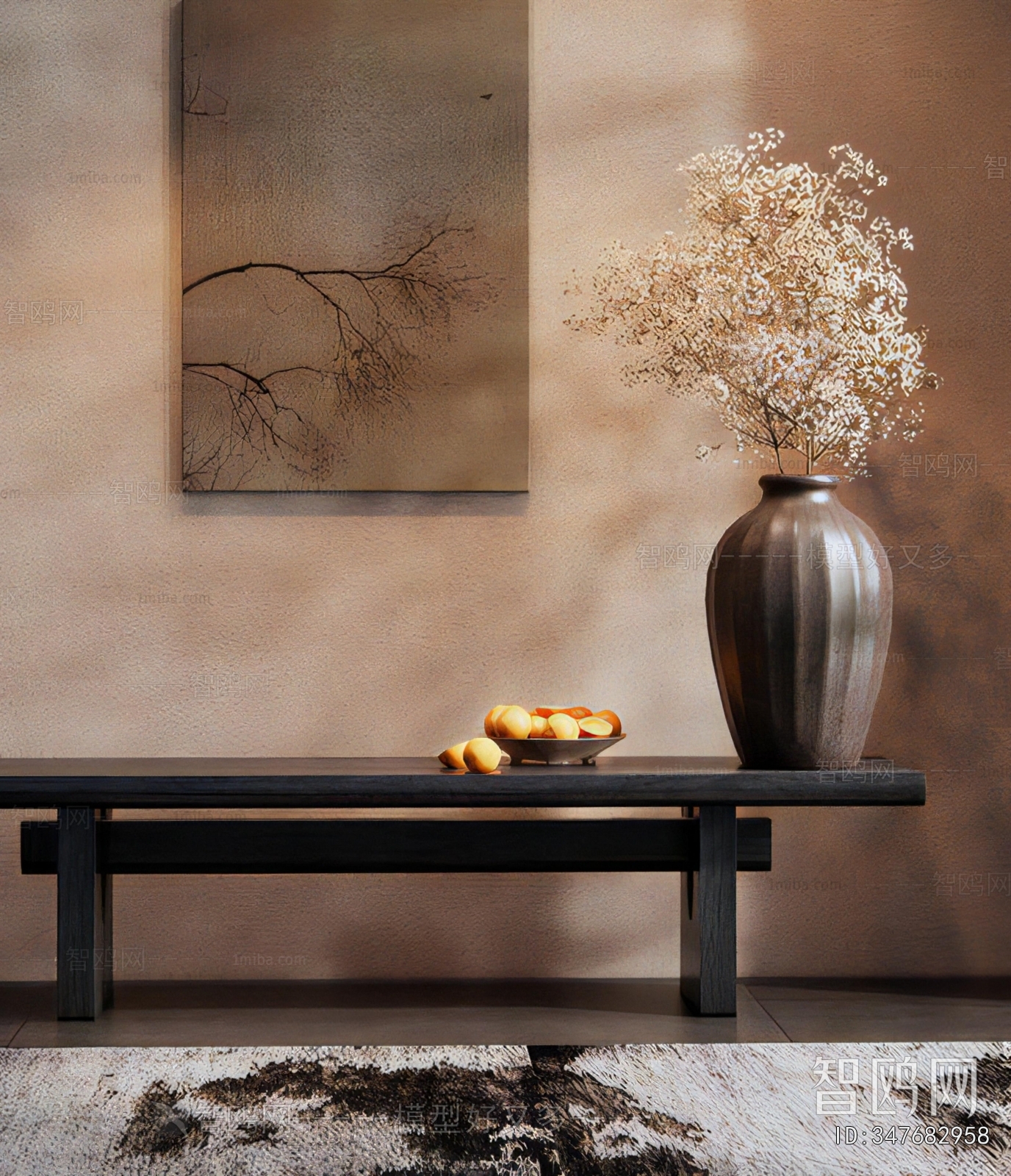 Wabi-sabi Style Bench