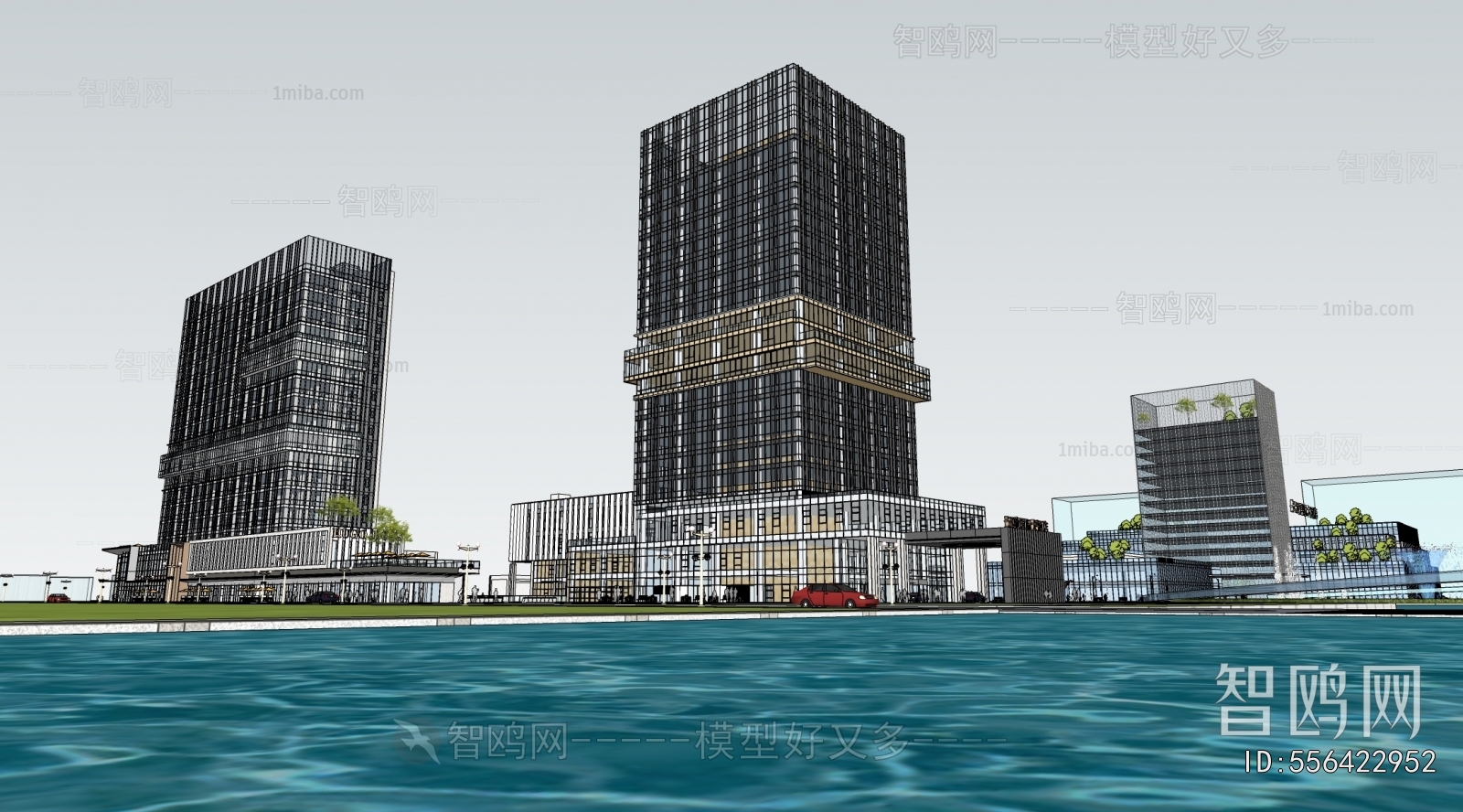 Modern Appearance Of Commercial Building