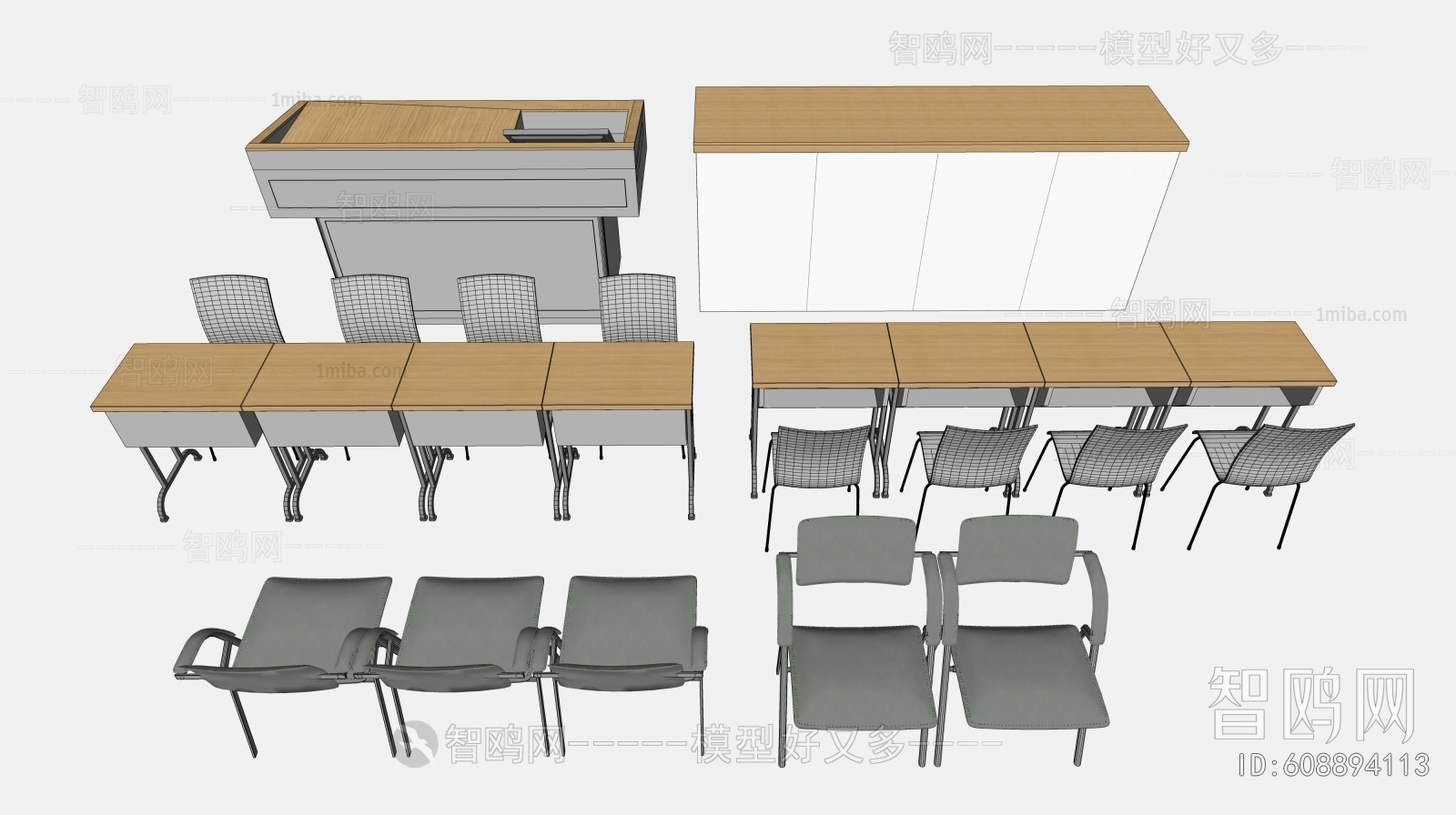 Modern Computer Desk And Chair