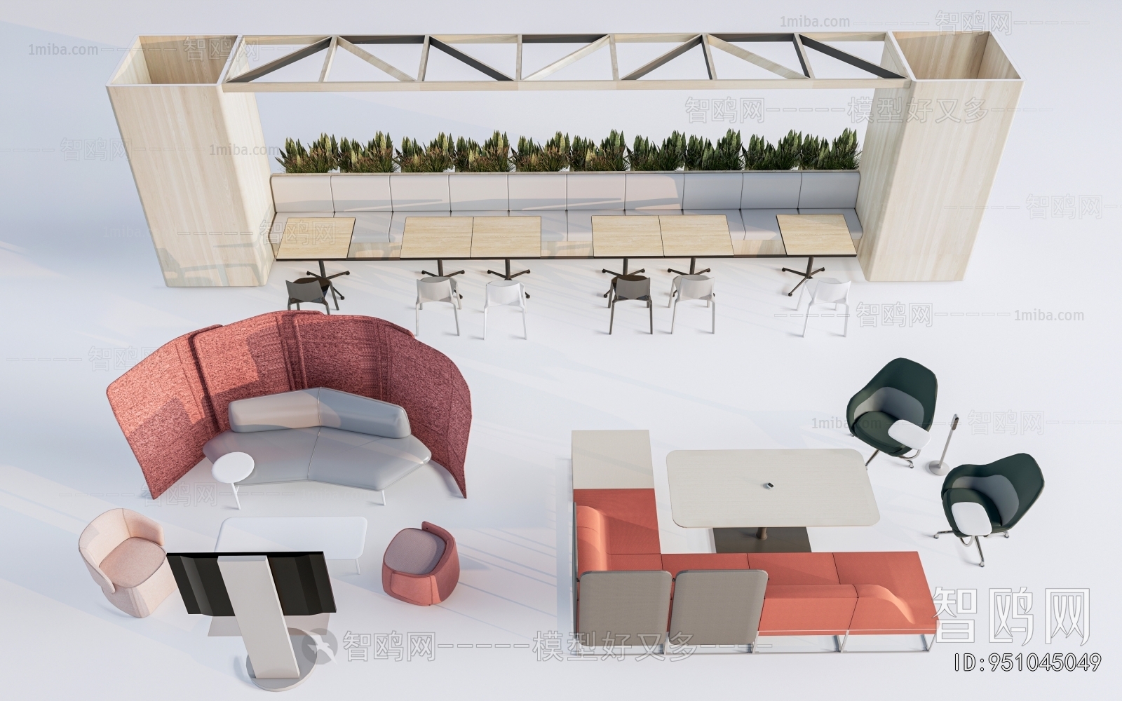 Modern Card Seat Sofa