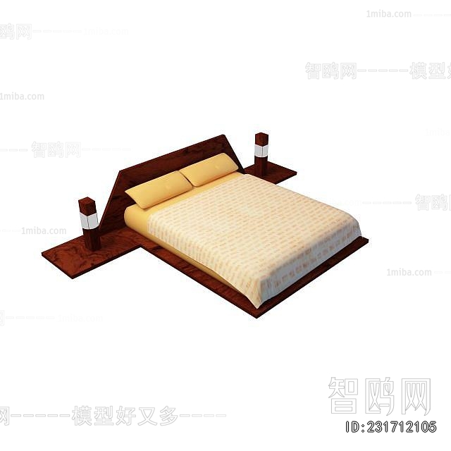 New Chinese Style Double Bed