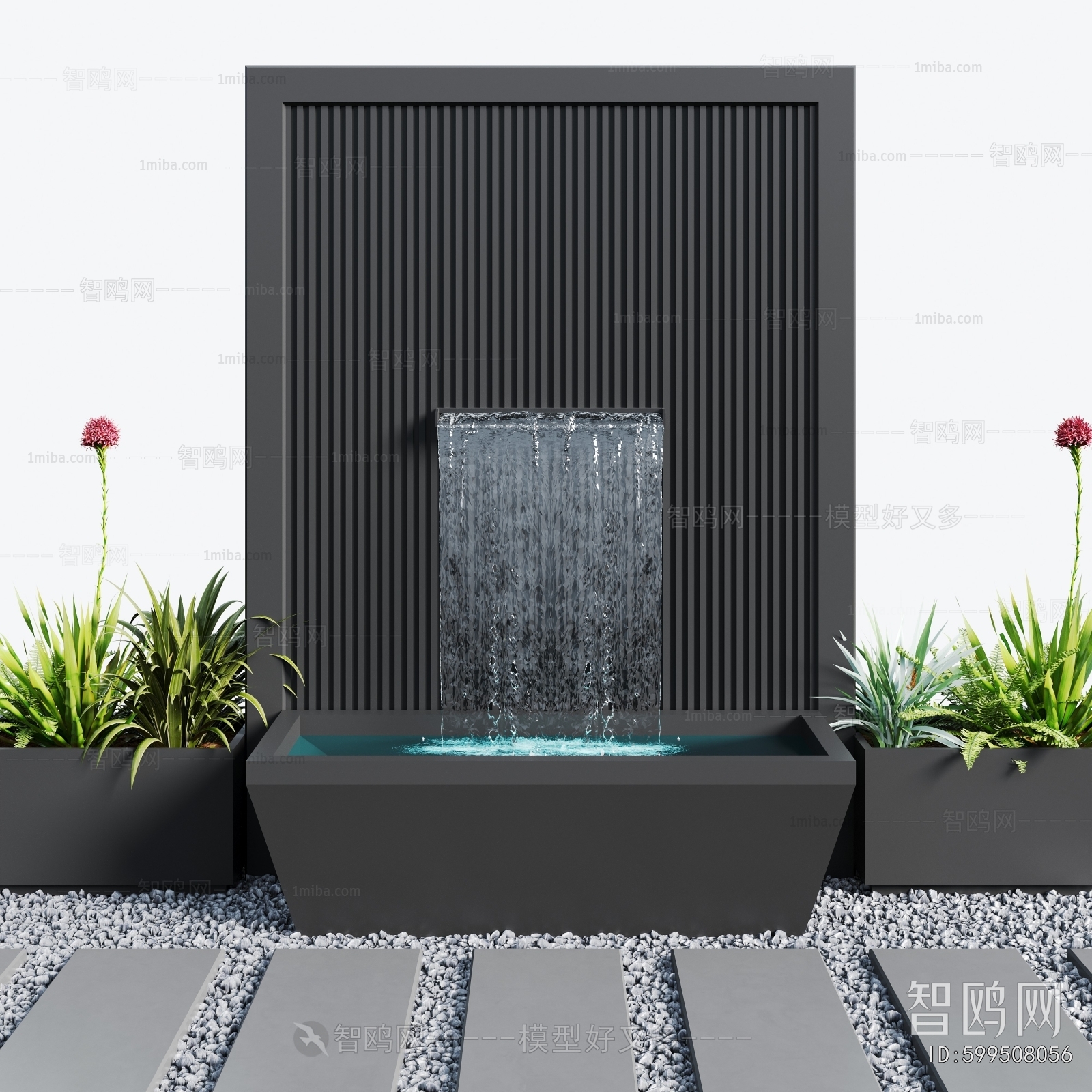 Modern Rockery Waterscape