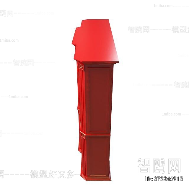 Simple European Style Wine Cabinet