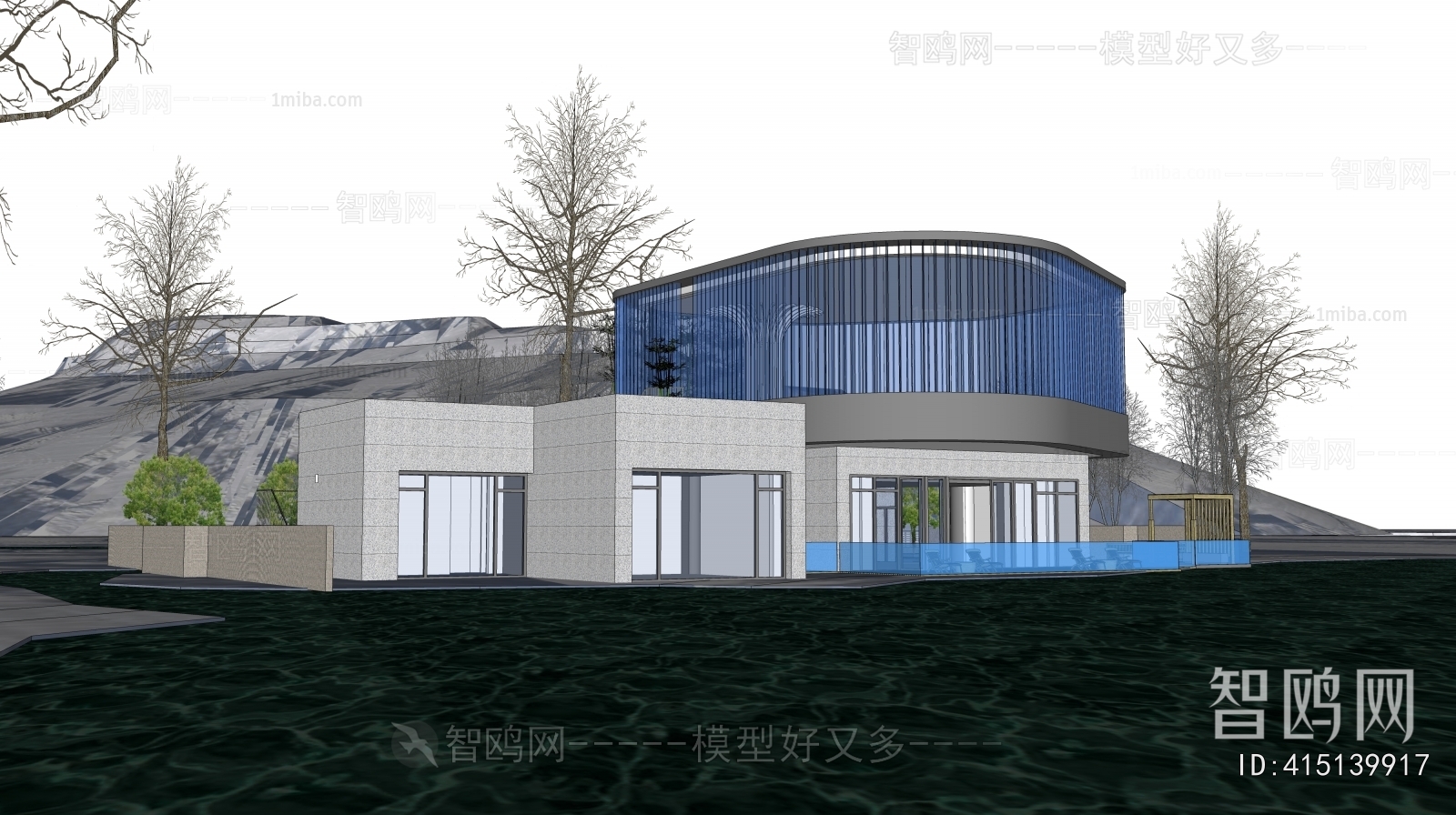 Modern Appearance Of Commercial Building