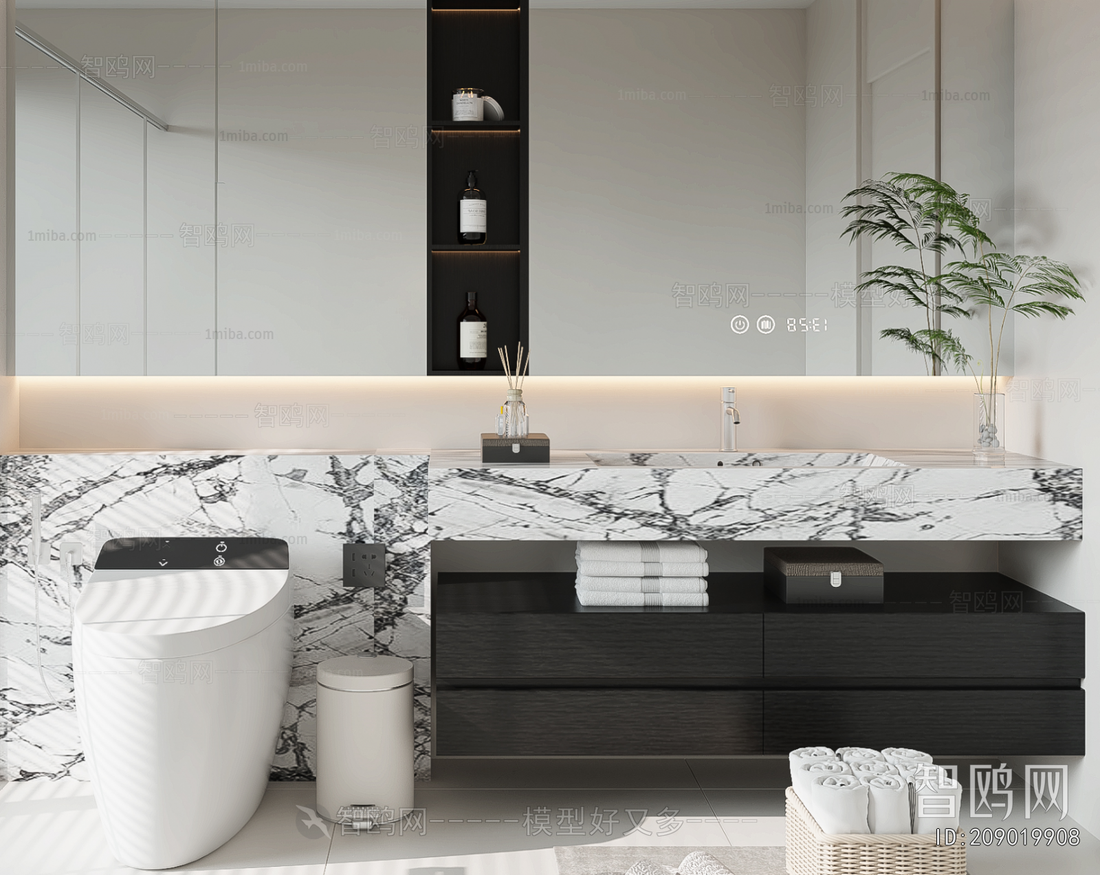 Modern Bathroom Cabinet