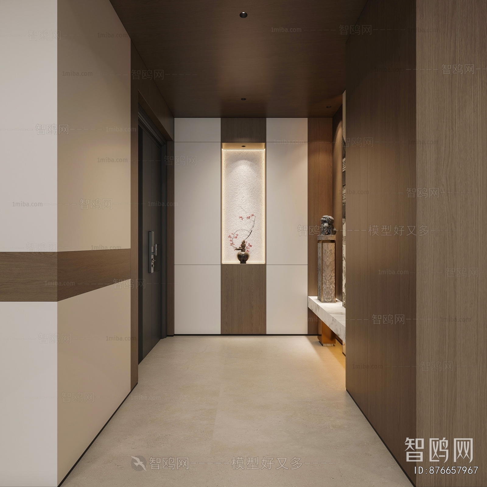 New Chinese Style Hallway