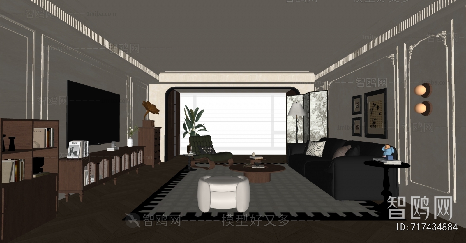 French Style A Living Room