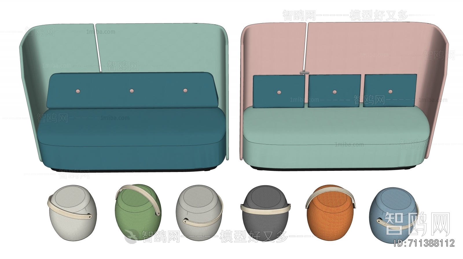 Modern Card Seat Sofa