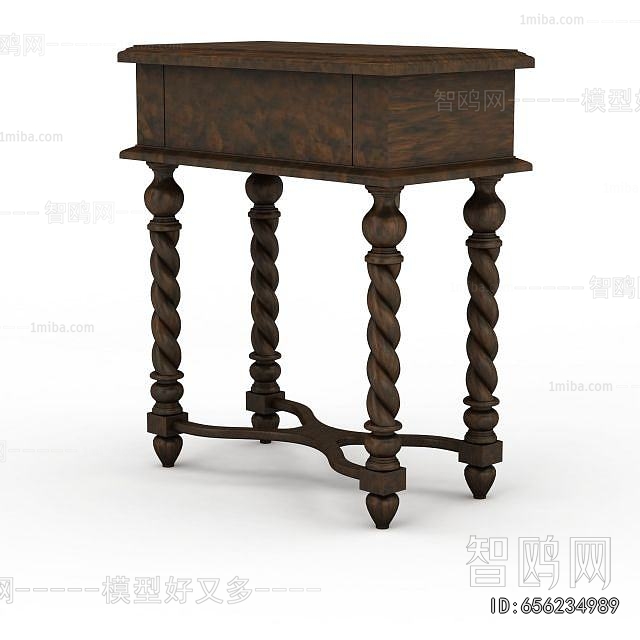 New Classical Style Bedside Cupboard