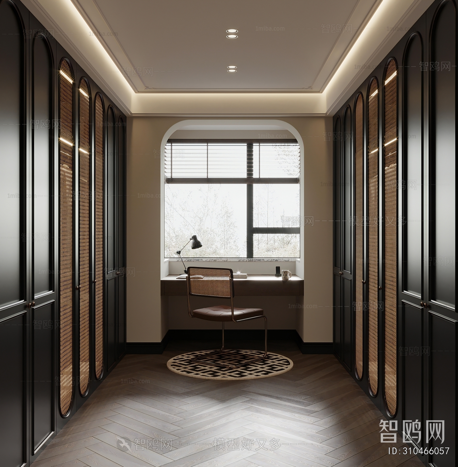 French Style Clothes Storage Area