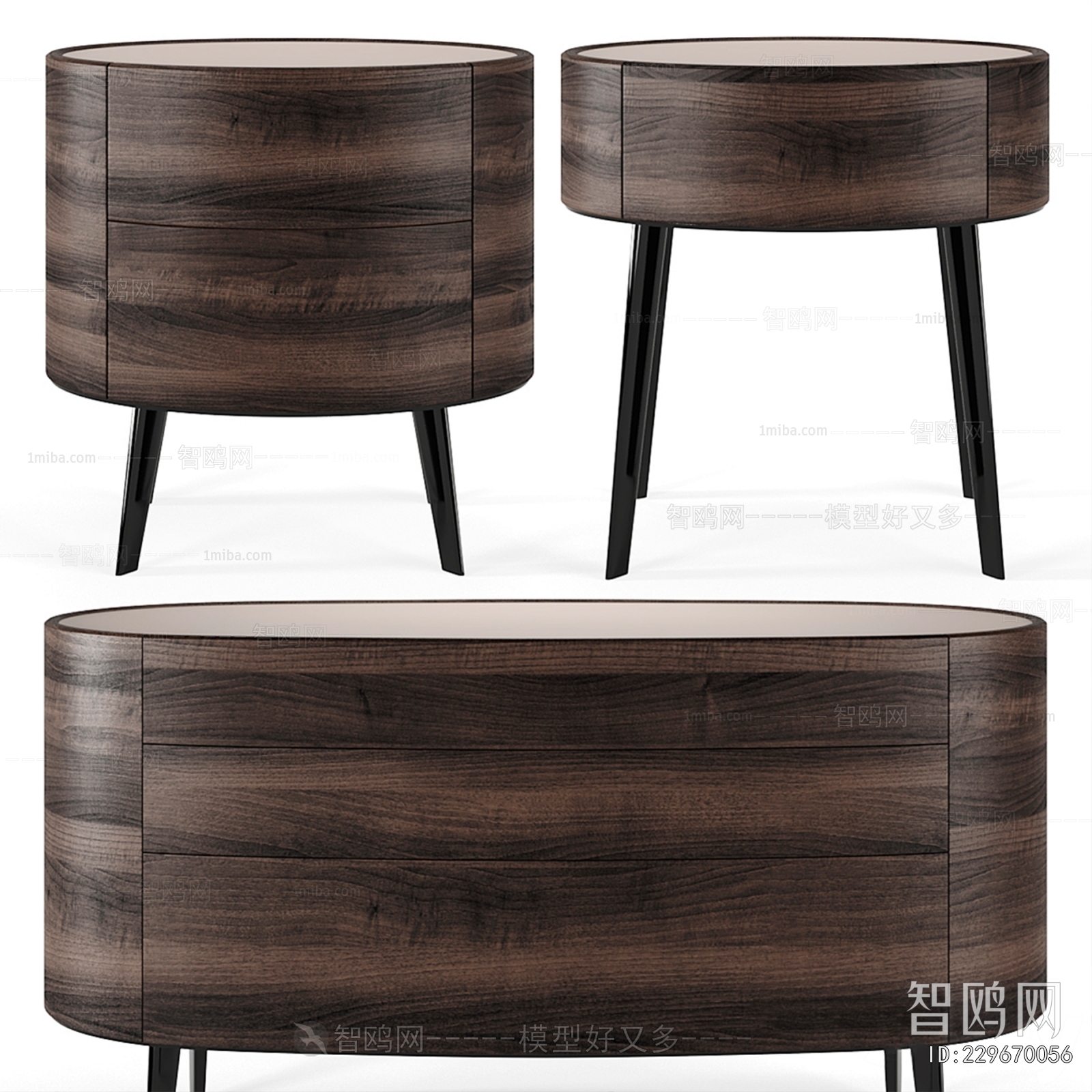 Modern Bedside Cupboard