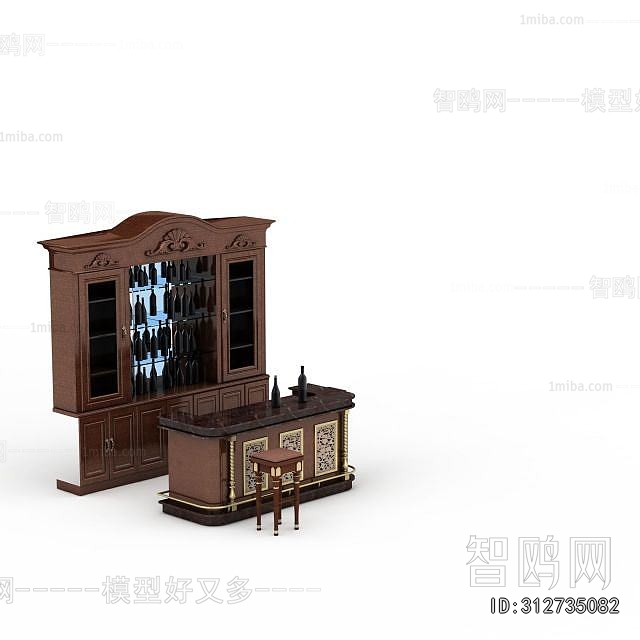 European Style Wine Cabinet