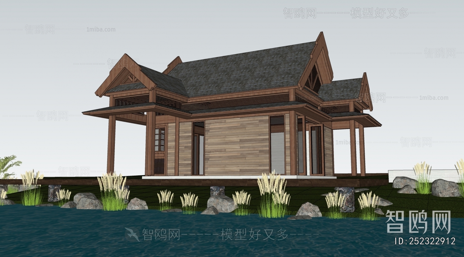 New Chinese Style Building Appearance