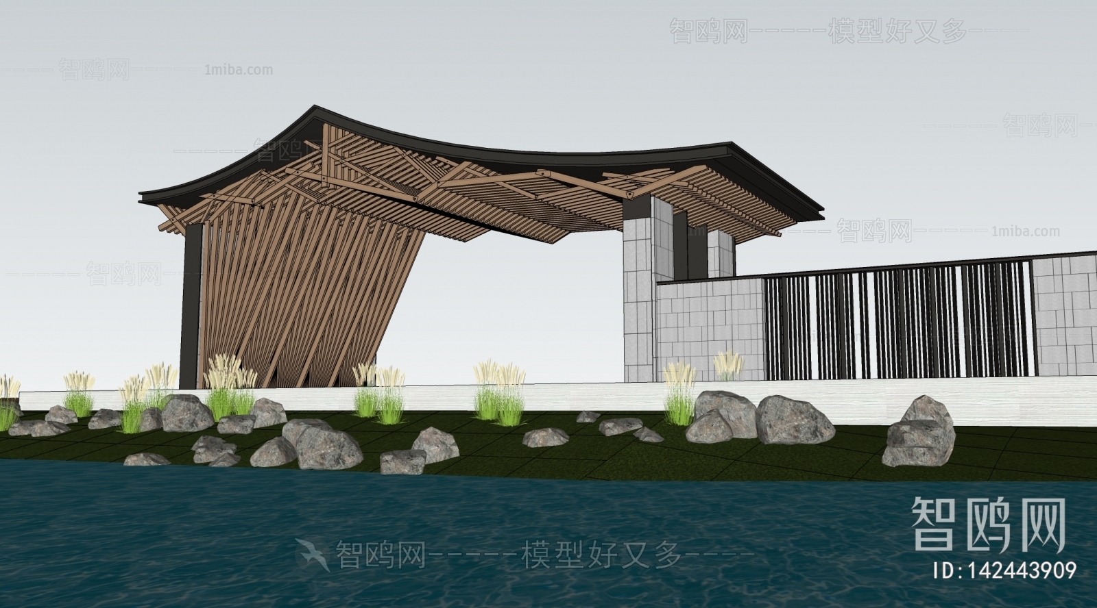 New Chinese Style Facade Element