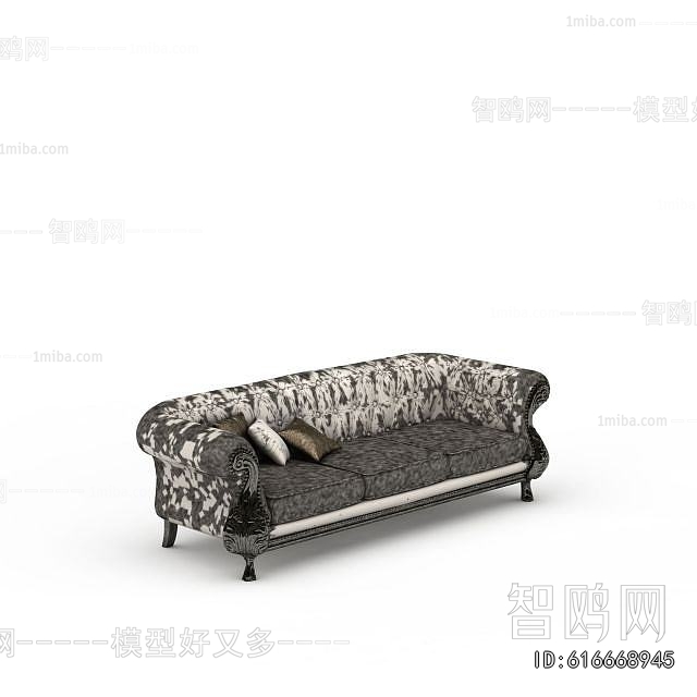French Style Three-seat Sofa