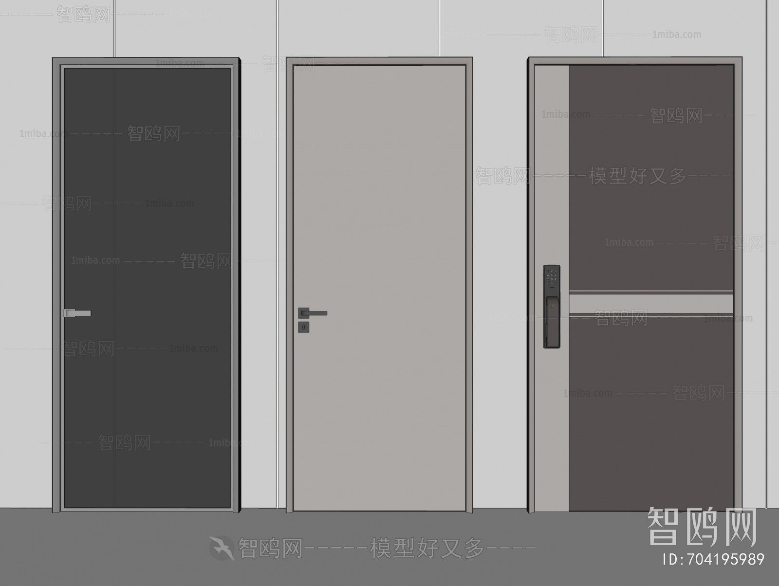 Modern Single Door