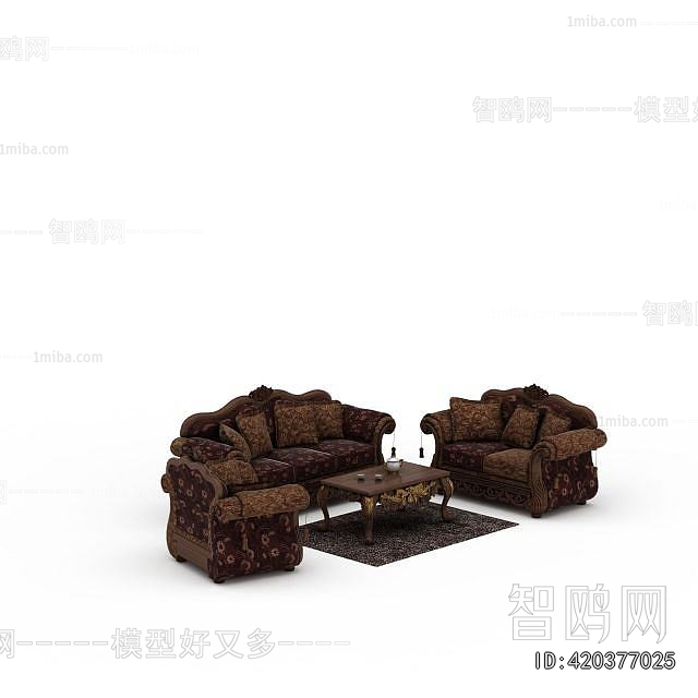 European Style Sofa Combination