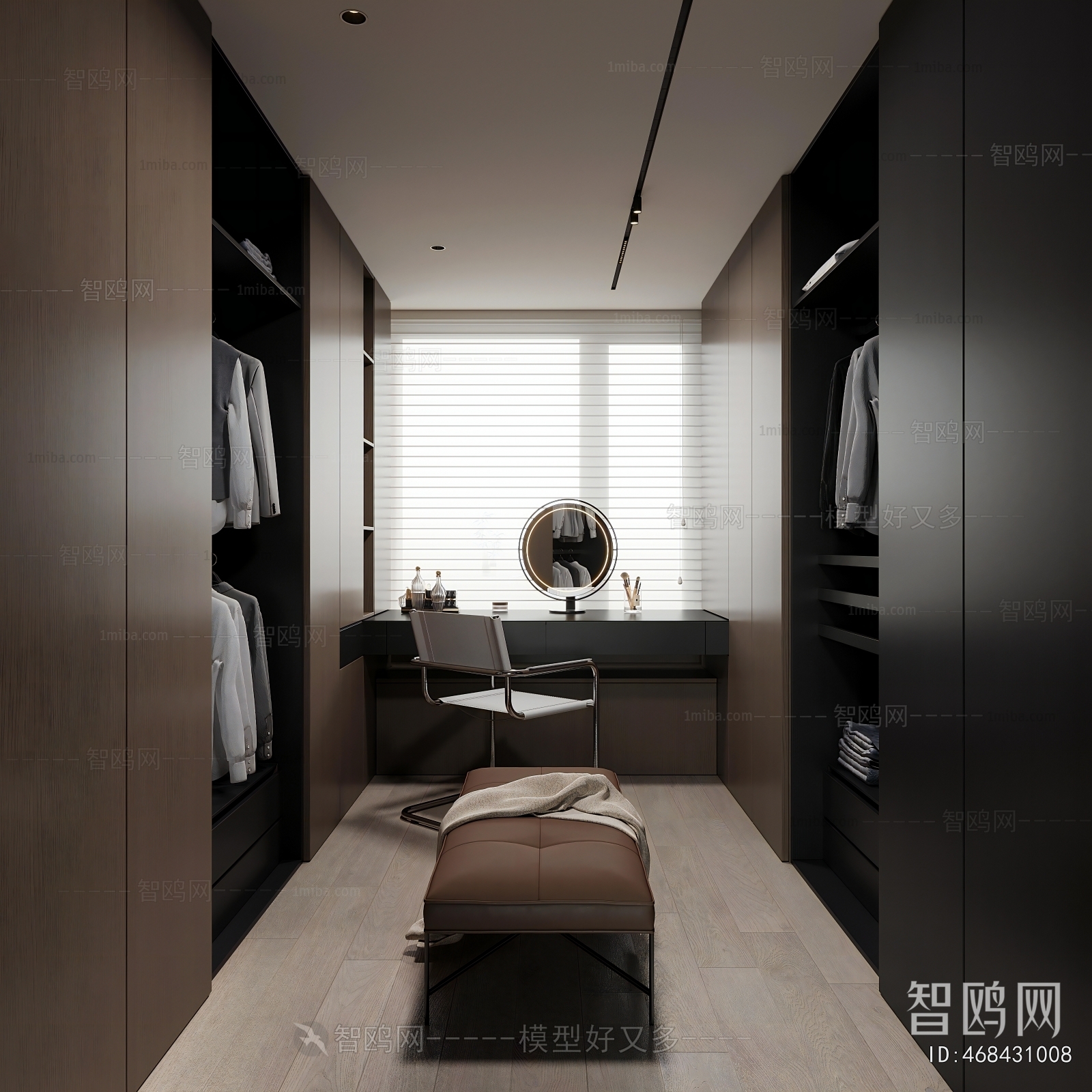Modern Clothes Storage Area