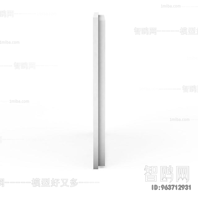 European Style Plaster Carved Top Plate