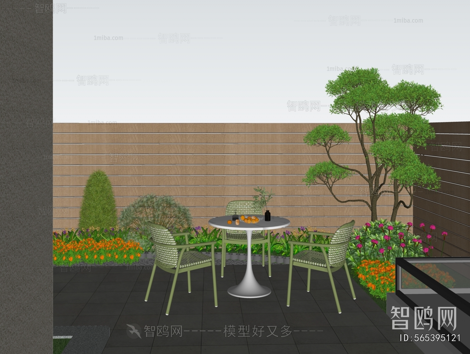 Modern Courtyard/landscape