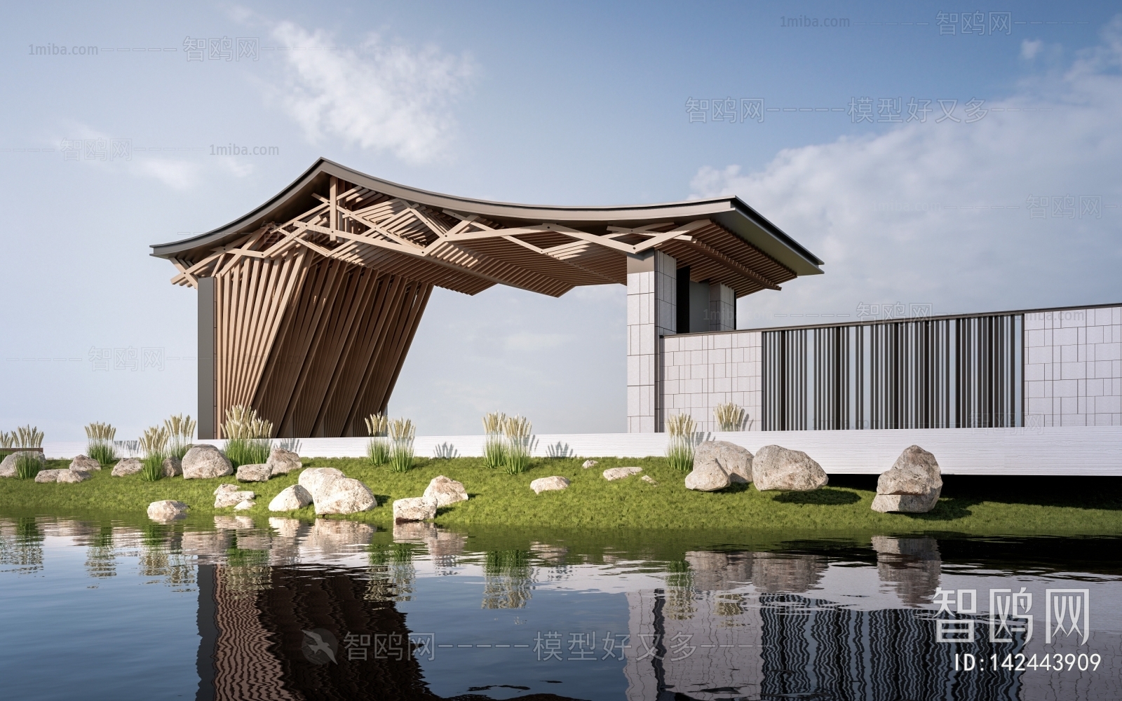 New Chinese Style Facade Element