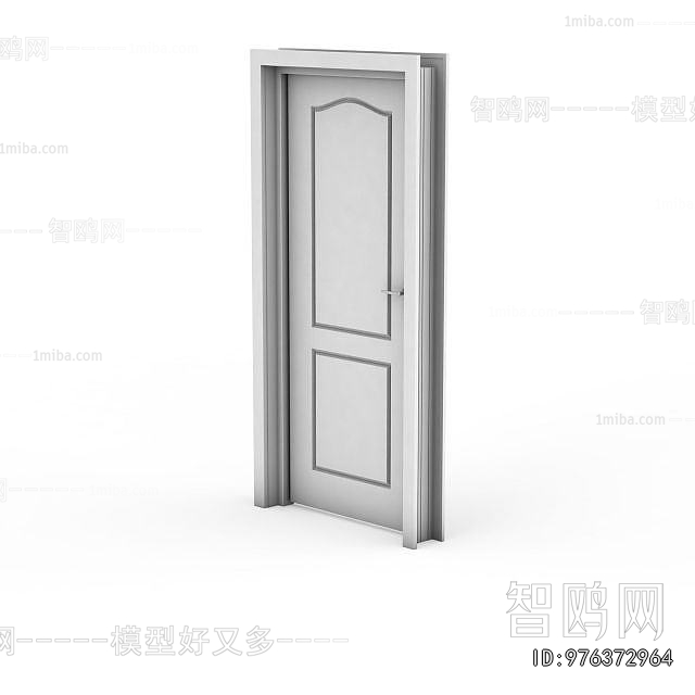 Simple European Style Single Door