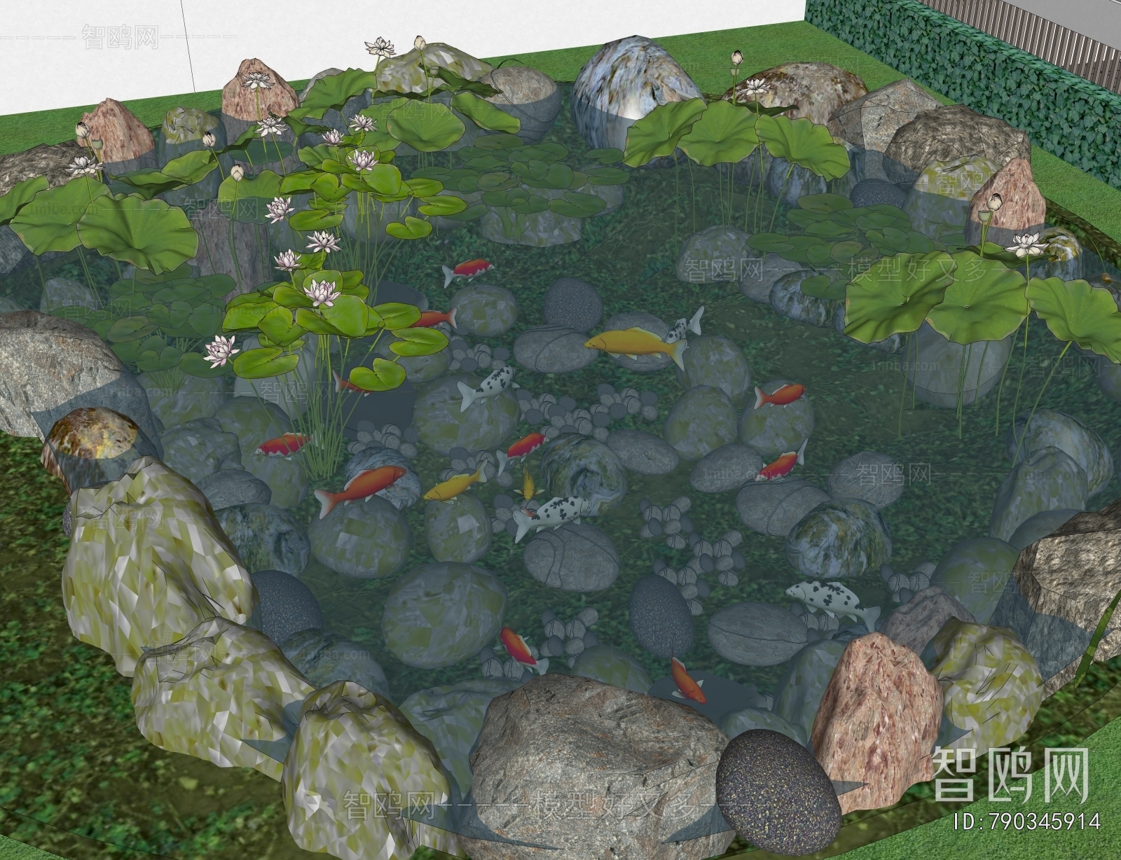 Modern Rockery Waterscape