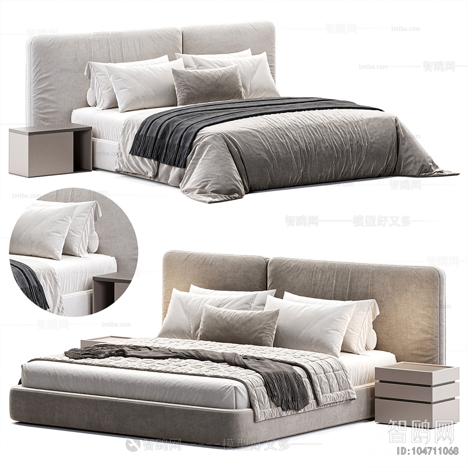 Modern Double Bed