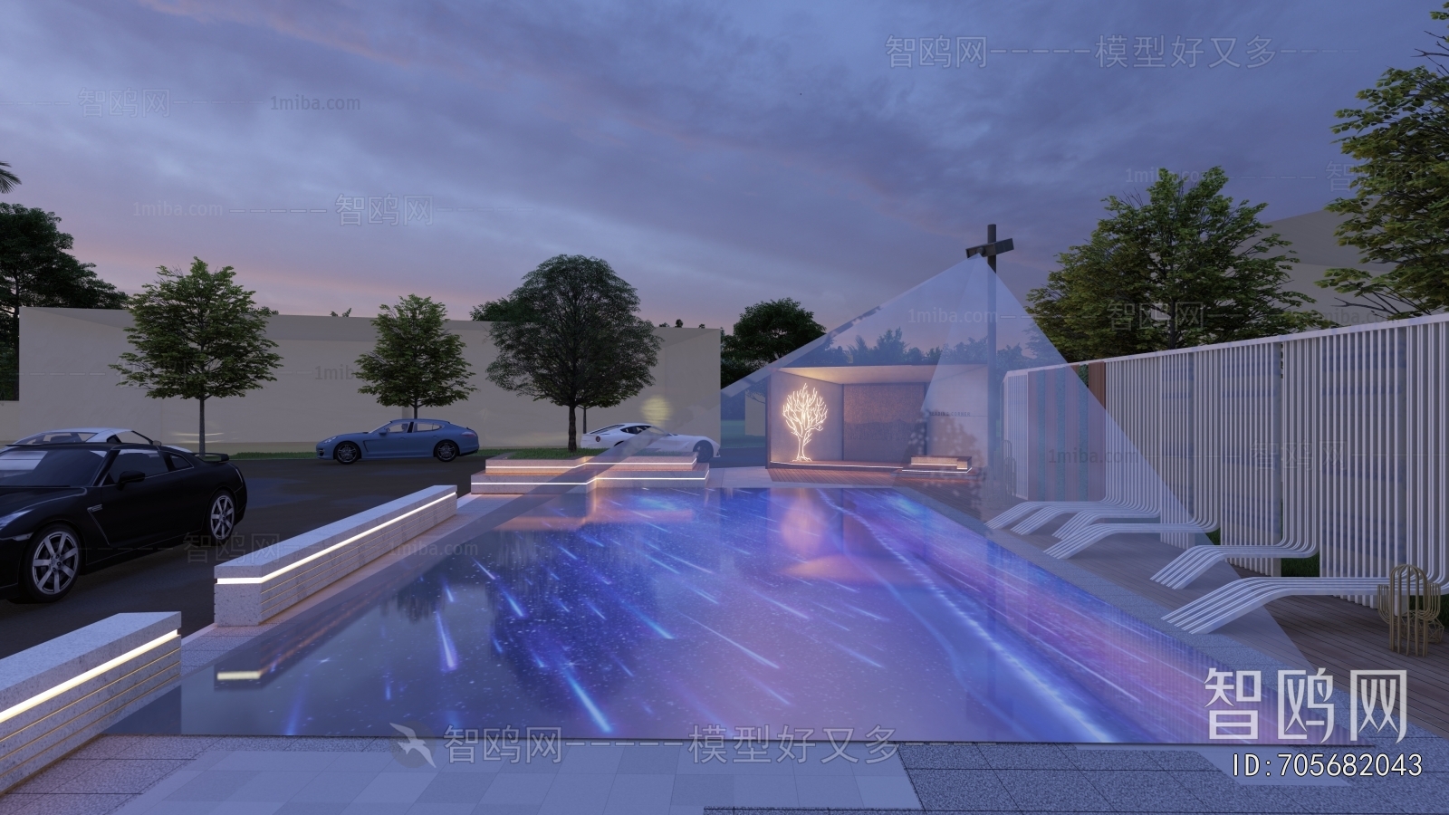 Modern Park Landscape