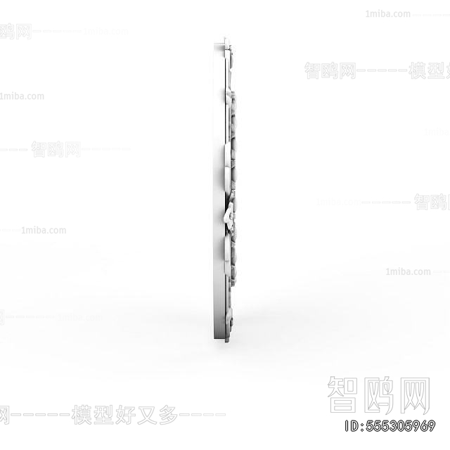 European Style Plaster Carved Top Plate